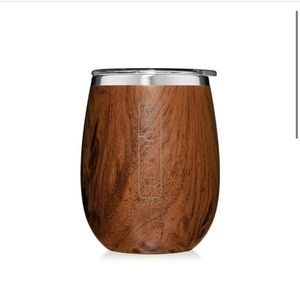 Uncork’d Brumate Stemless Wine Tumbler - Walnut Wood. NWT.